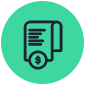 Invoice icon for entry status
