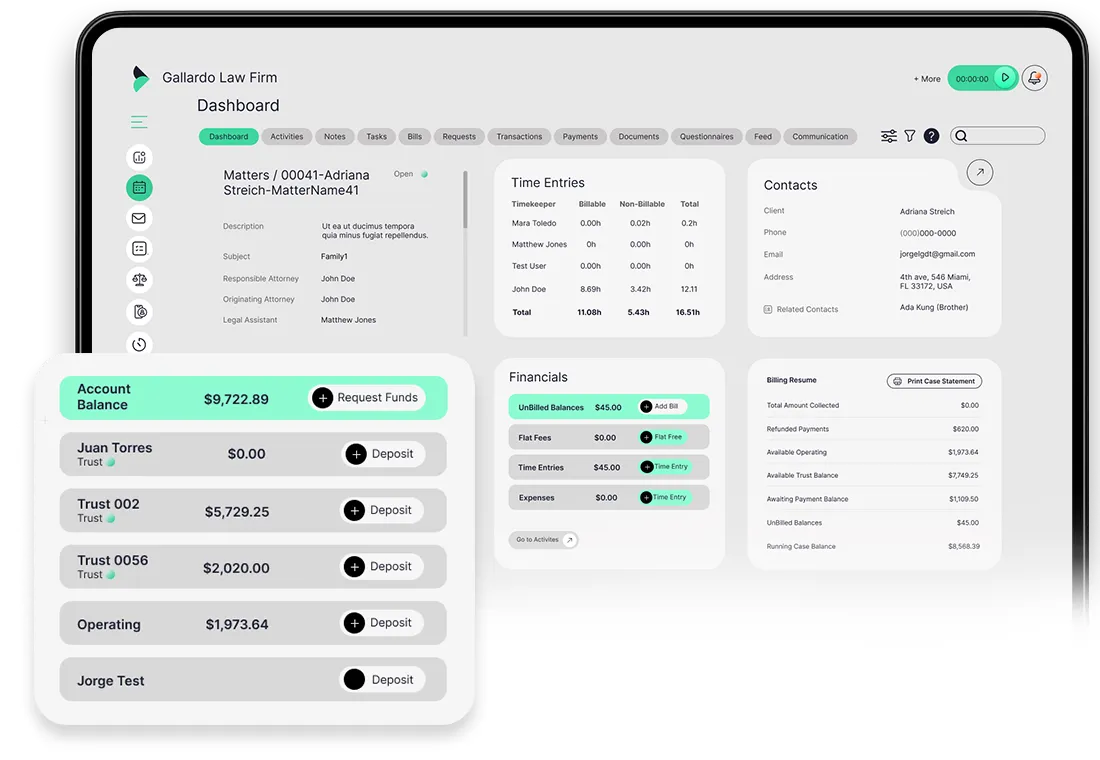 Case management All options in single place