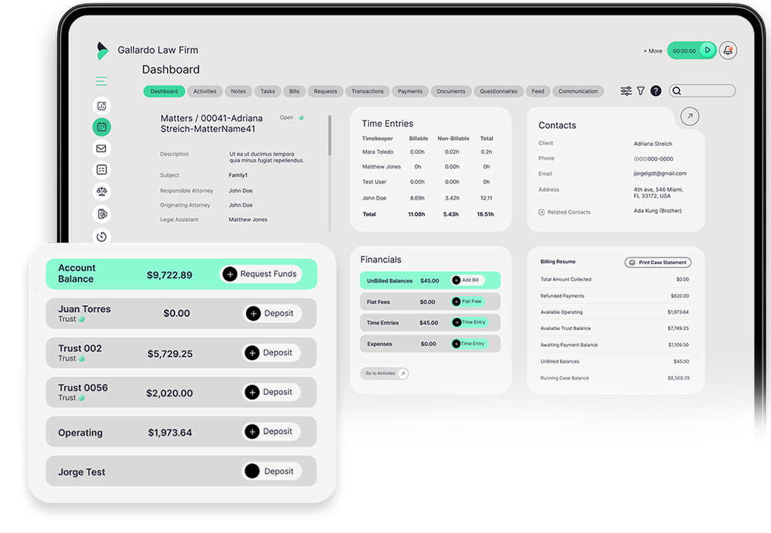 Case management All options in single place