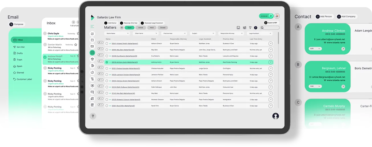 Streamline law firm workflow
