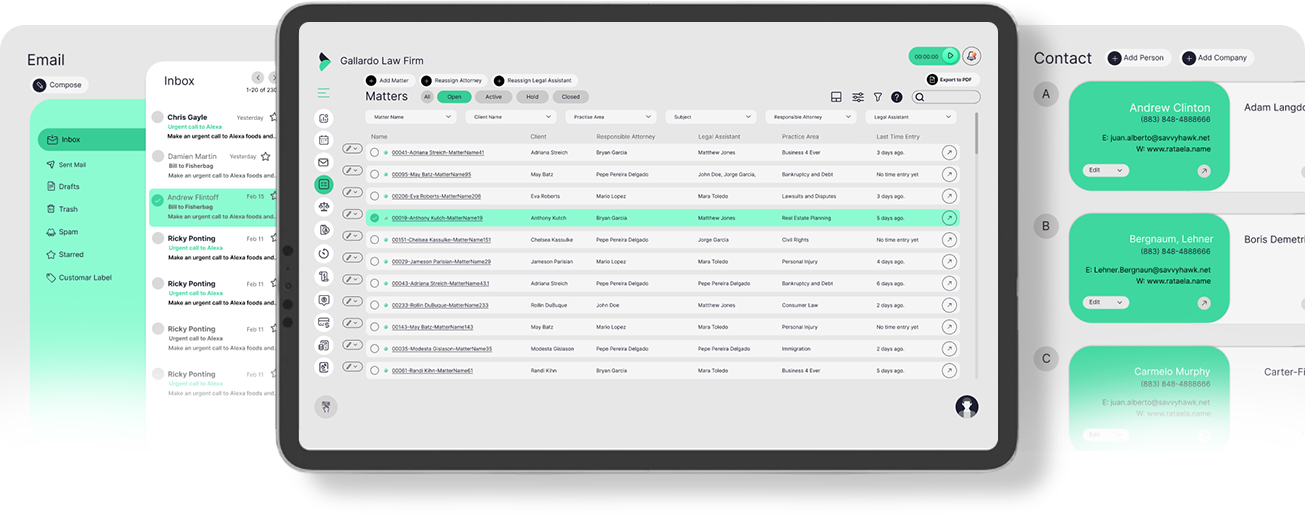 Streamline law firm workflow